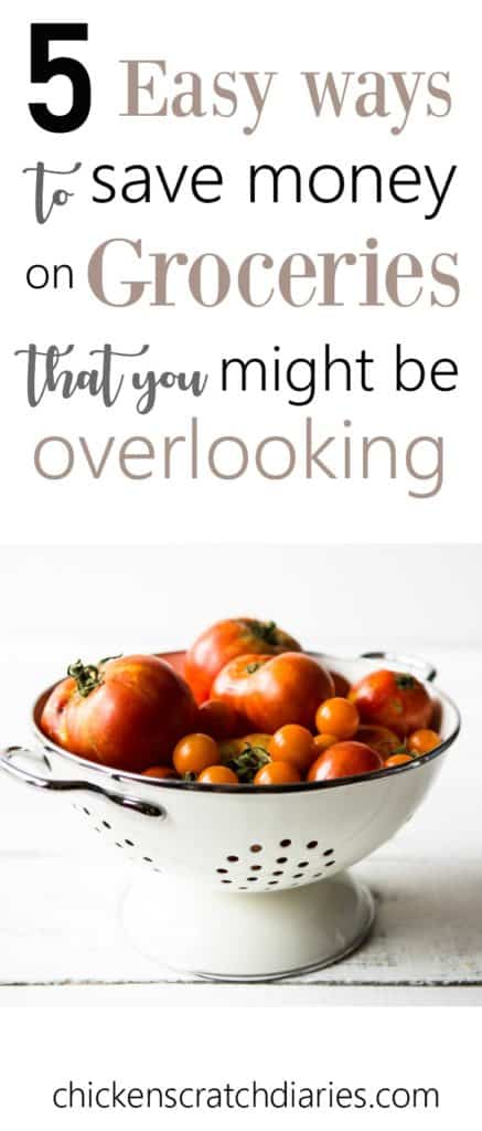 How to save money on groceries- 5 simple tips for families.