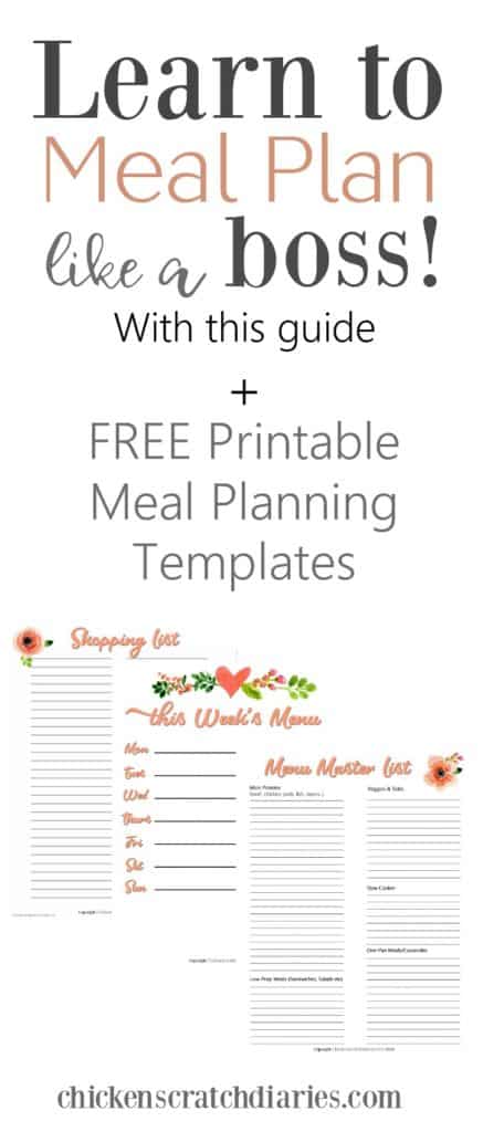 a completely basic guide to meal planning on a budget templates