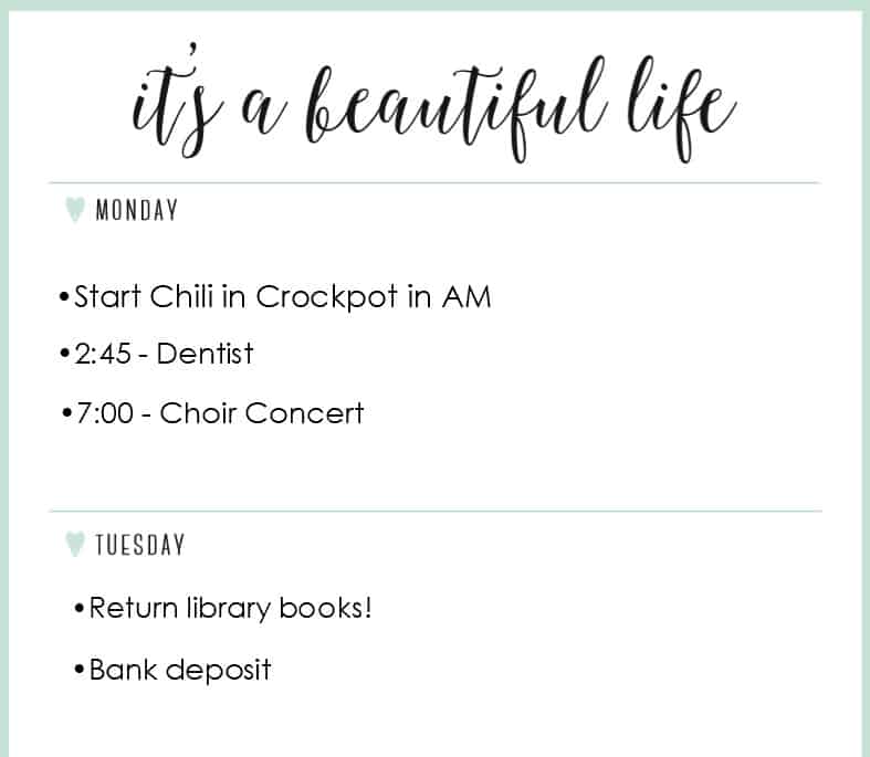 Weekly Planner