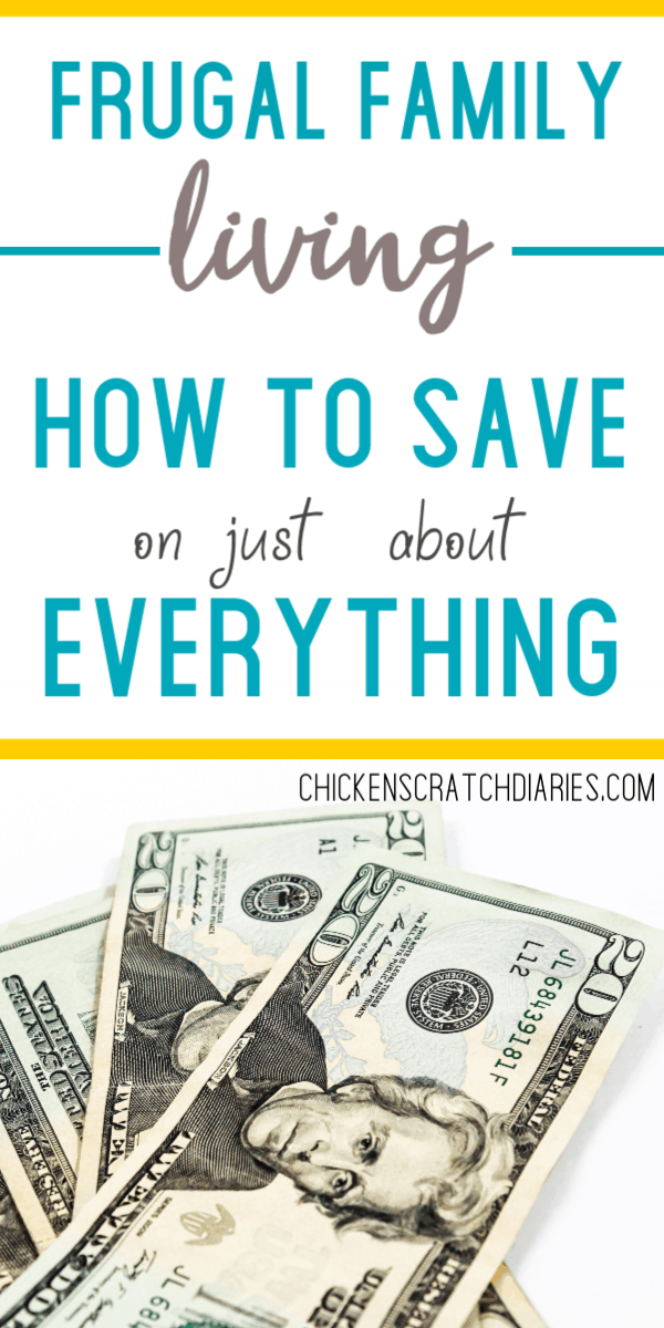 Frugal living tips for families - how to save more and live better! #Frugal #Family #SaveMoney