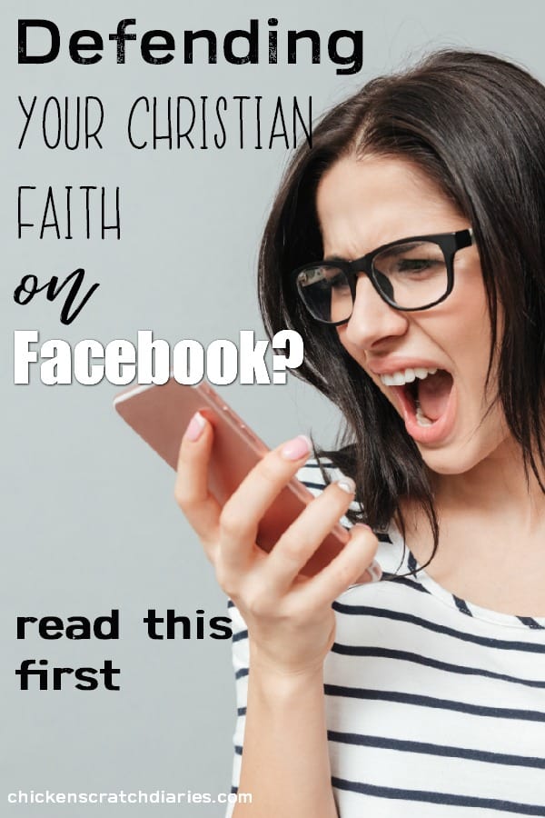 Defending your faith online - how to do it; how not to. #Faith #Christianity #SocialMedia