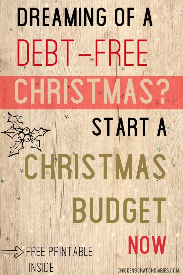 Christmas planner- free budget printable to stay OUT of debt this Christmas! #Christmas #Budget #Printable #Holidays