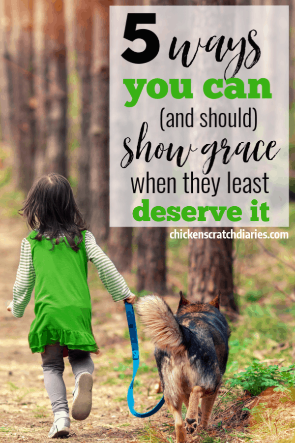 Discipline and punishment can be a big focus when bad behavior surfaces, but sometimes showing your kids grace is the answer that's needed instead. Here's why. #ChristianParenting #ChristianMotherhood #GodsGrace