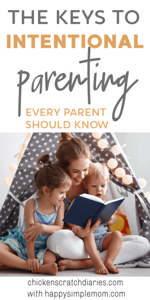 What does intentional parenting mean? Here are the keys to being more present and why it's so important for kids today. #IntentionalParenting #PositiveParenting #Motherhood #Kids