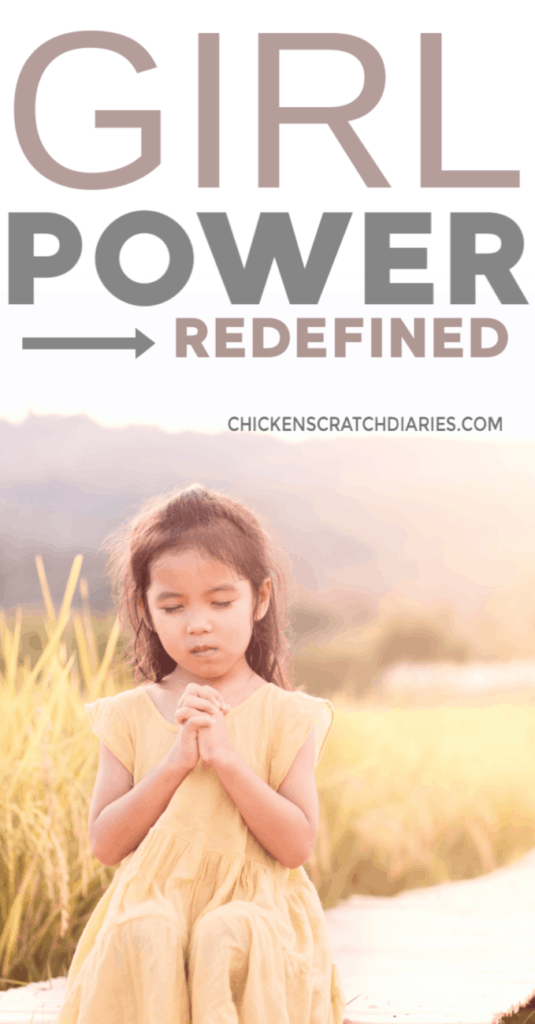 image: young girl praying