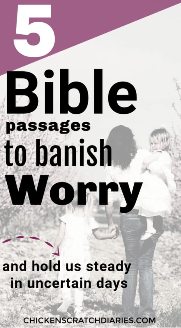 Bible verses for anxiety and worry