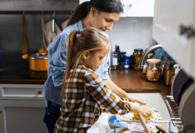 How to keep a clean house with kids underfoot