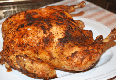 simple roast chicken