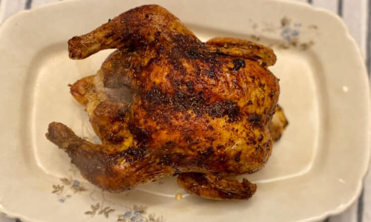 Simple Whole Roasted Chicken