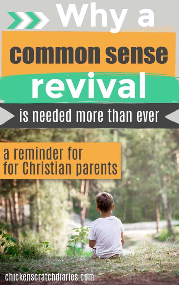 common sense revival in parenting