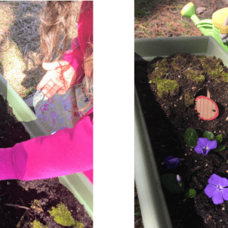 Hobbit garden- outdoor activity idea