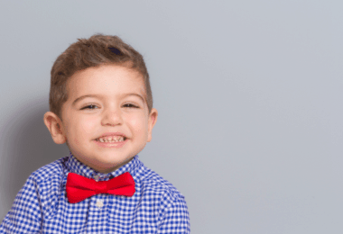 Raising gentlemen today: image of little boy with bowtie