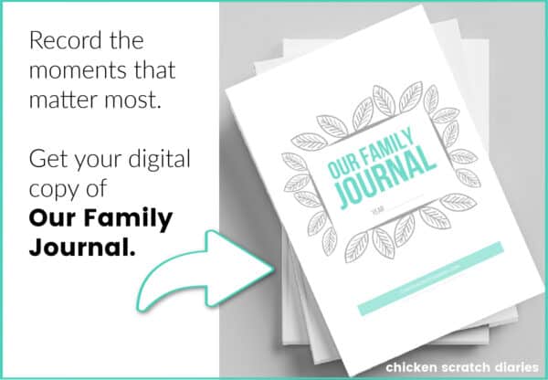 Our family journal ad