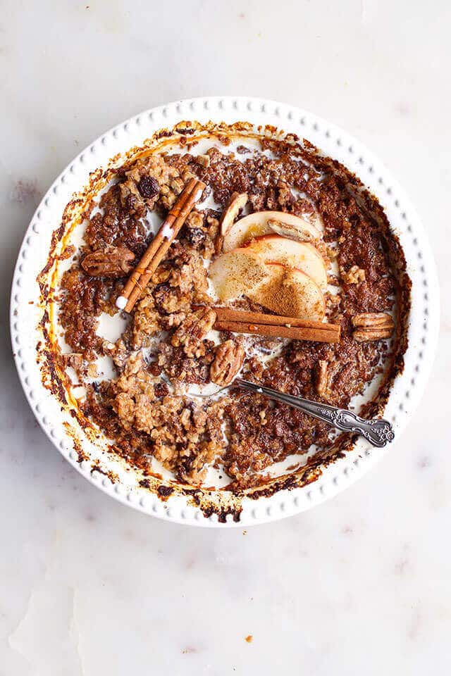 Vanilla chai baked oatmeal-image