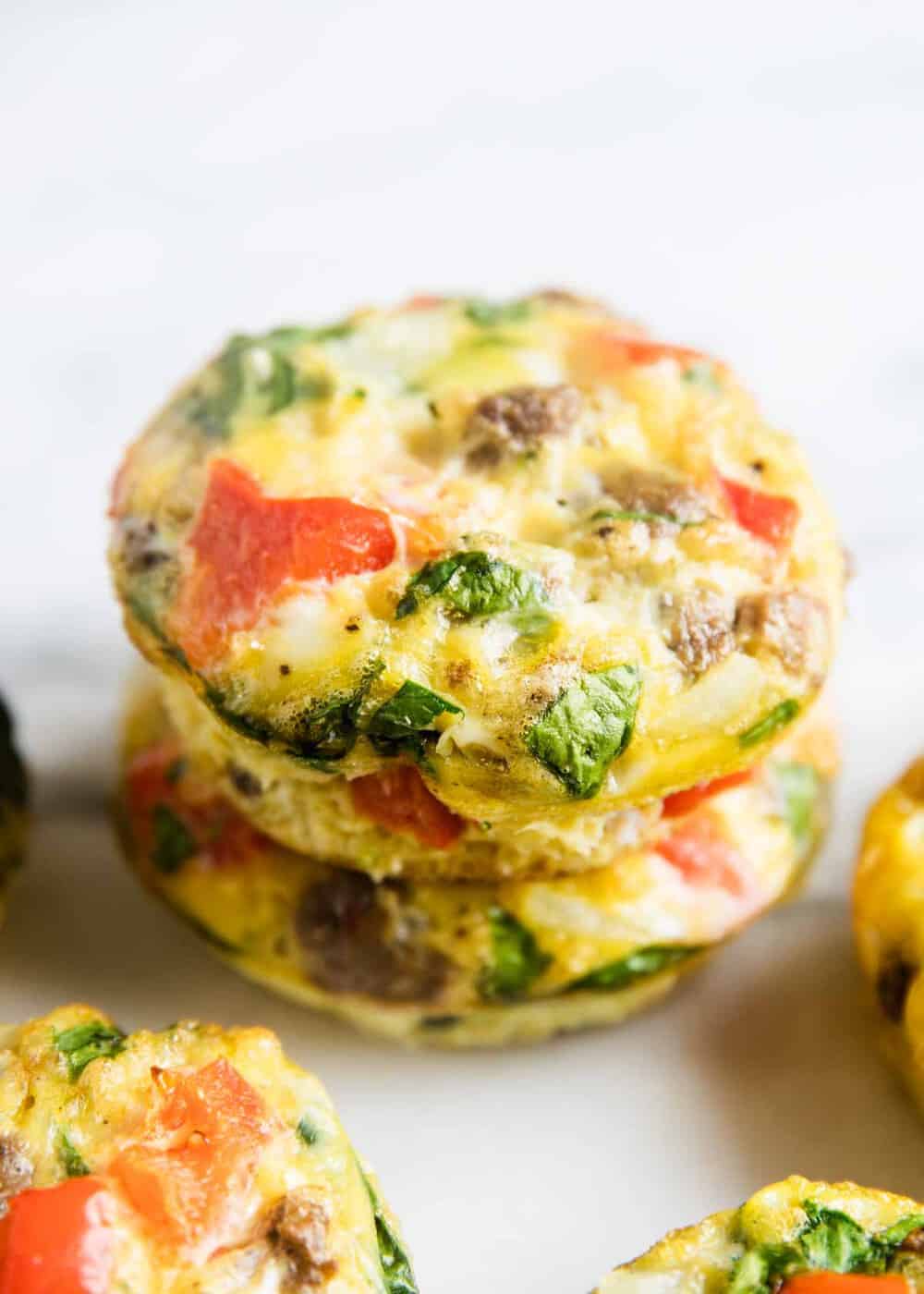 Healthy breakfast recipes- egg frittata muffins