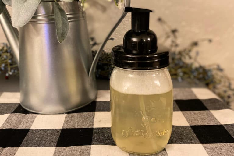 DIY Foaming Hand Soap Recipe (Frugal solution for dry hands)