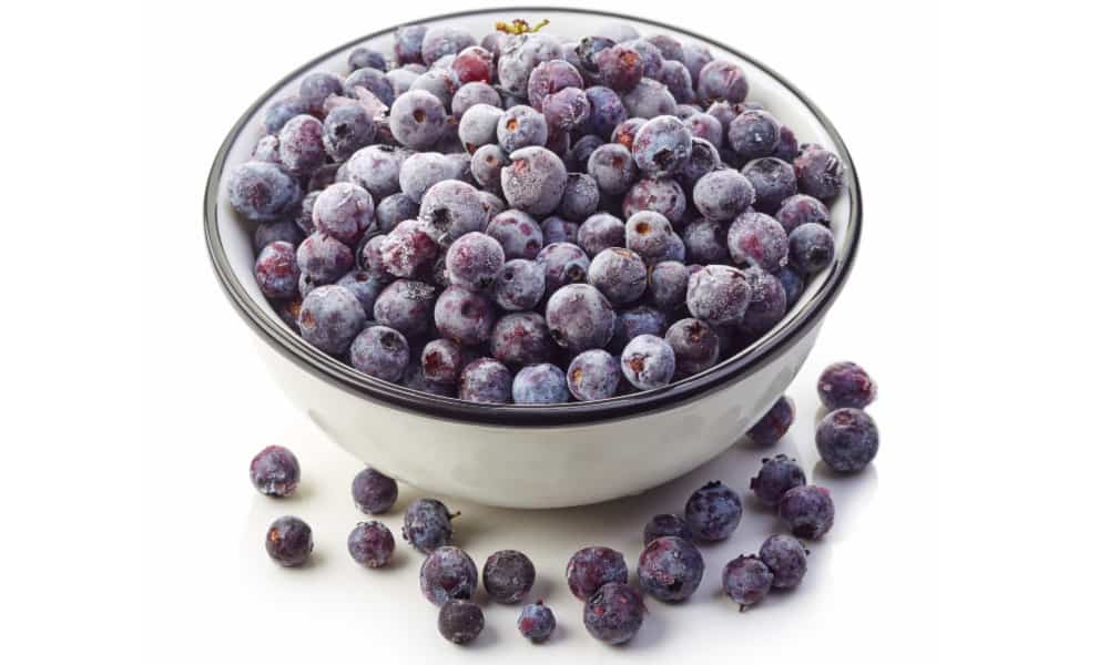 freezer staples - frozen blueberries