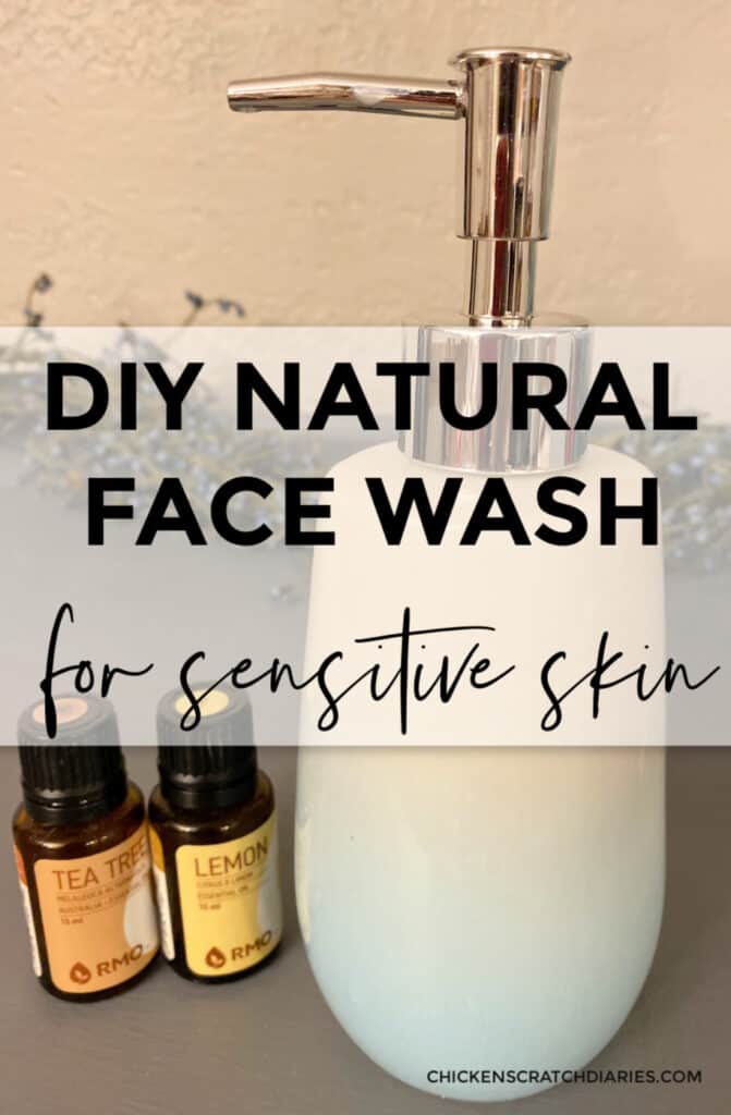 How to make your own natural homemade face wash for sensitive skin