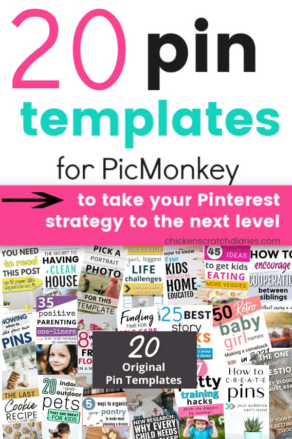 Picmonkey Pinterest Template bundle