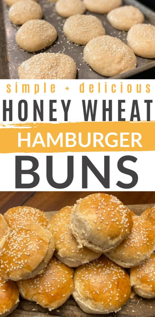 homemade hamburger bun recipe: honey wheat version