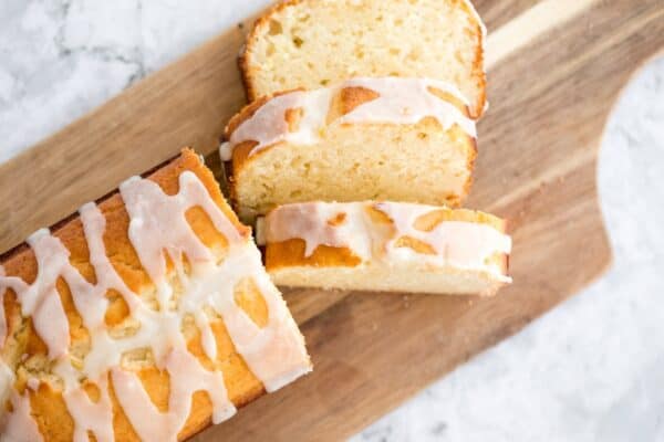 glazed lemon loaf-sweet bread gift