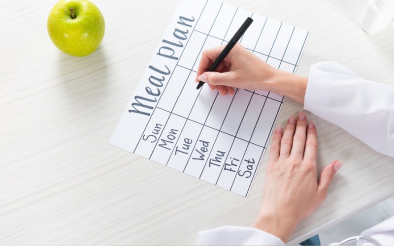 How a free meal plan template saves time-image