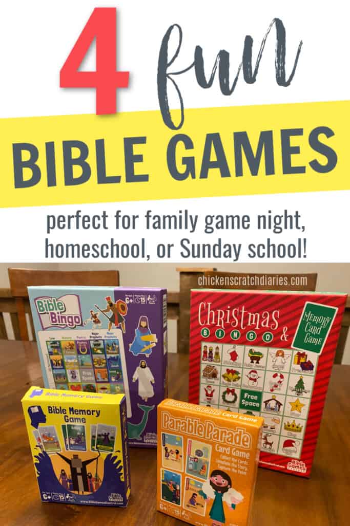 fun Bible games to teach the Bible through play