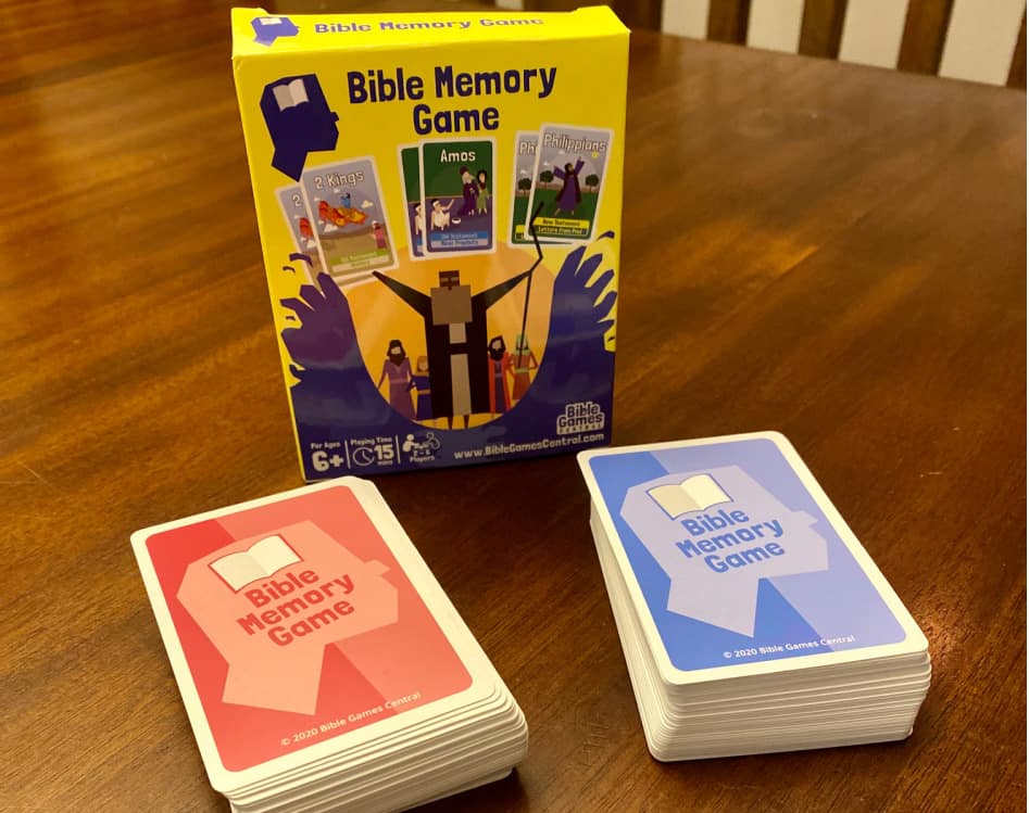 Bible memory game cards