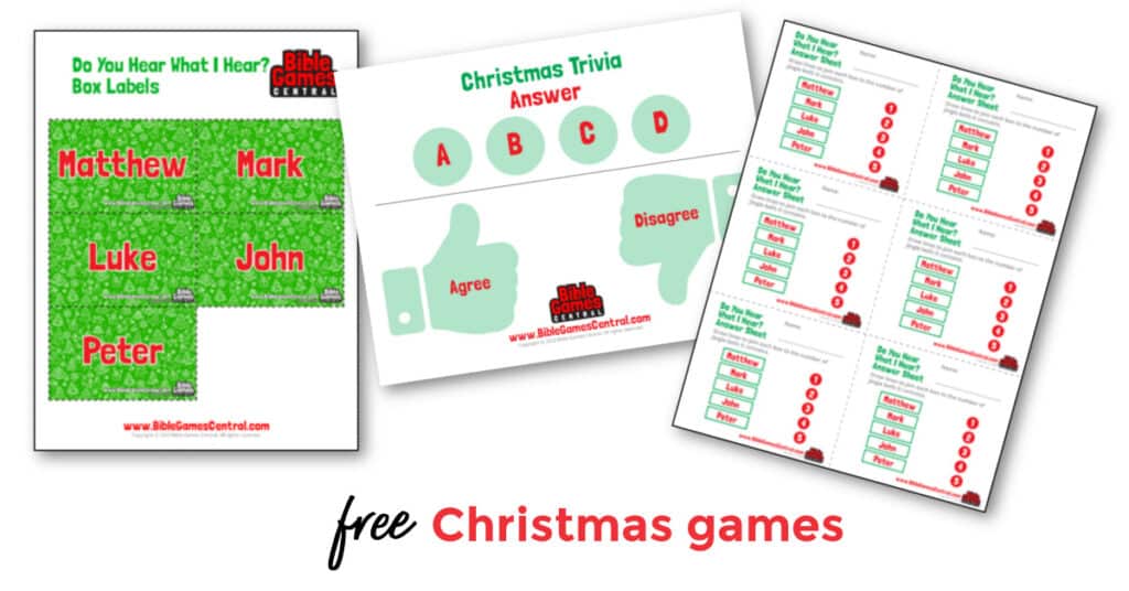 Printable Christmas games and activities