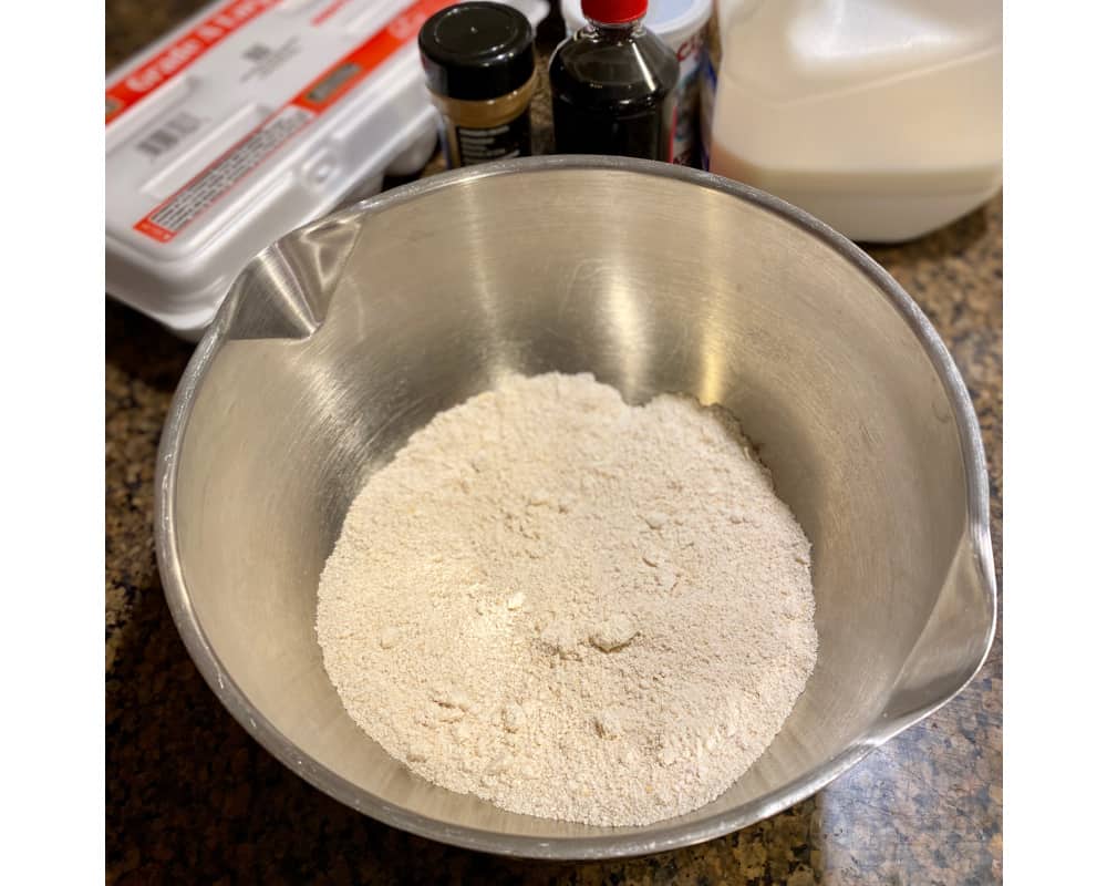 oat flour image for flourless pancakes