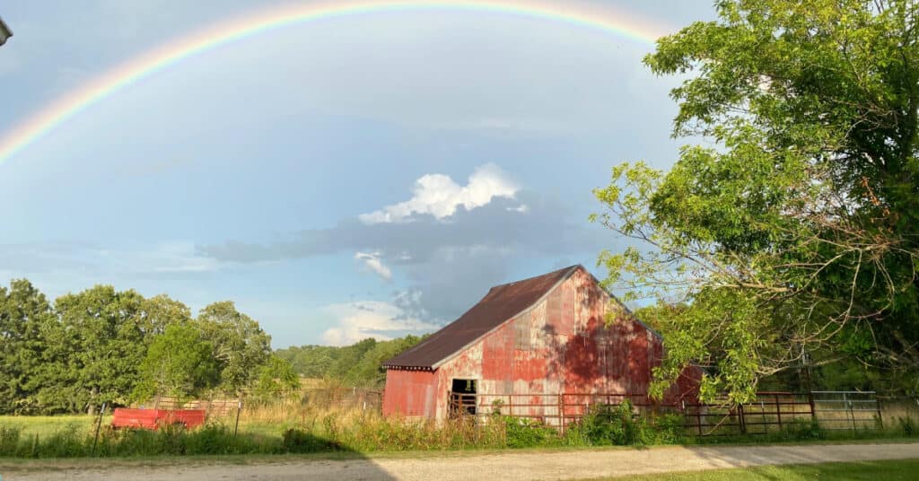 living in the country and raising rural kids- farm image