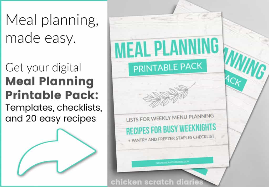 menu planning simplified