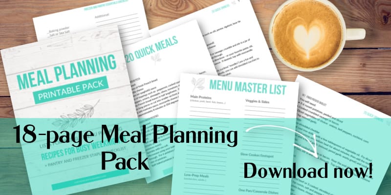 meal planning printables