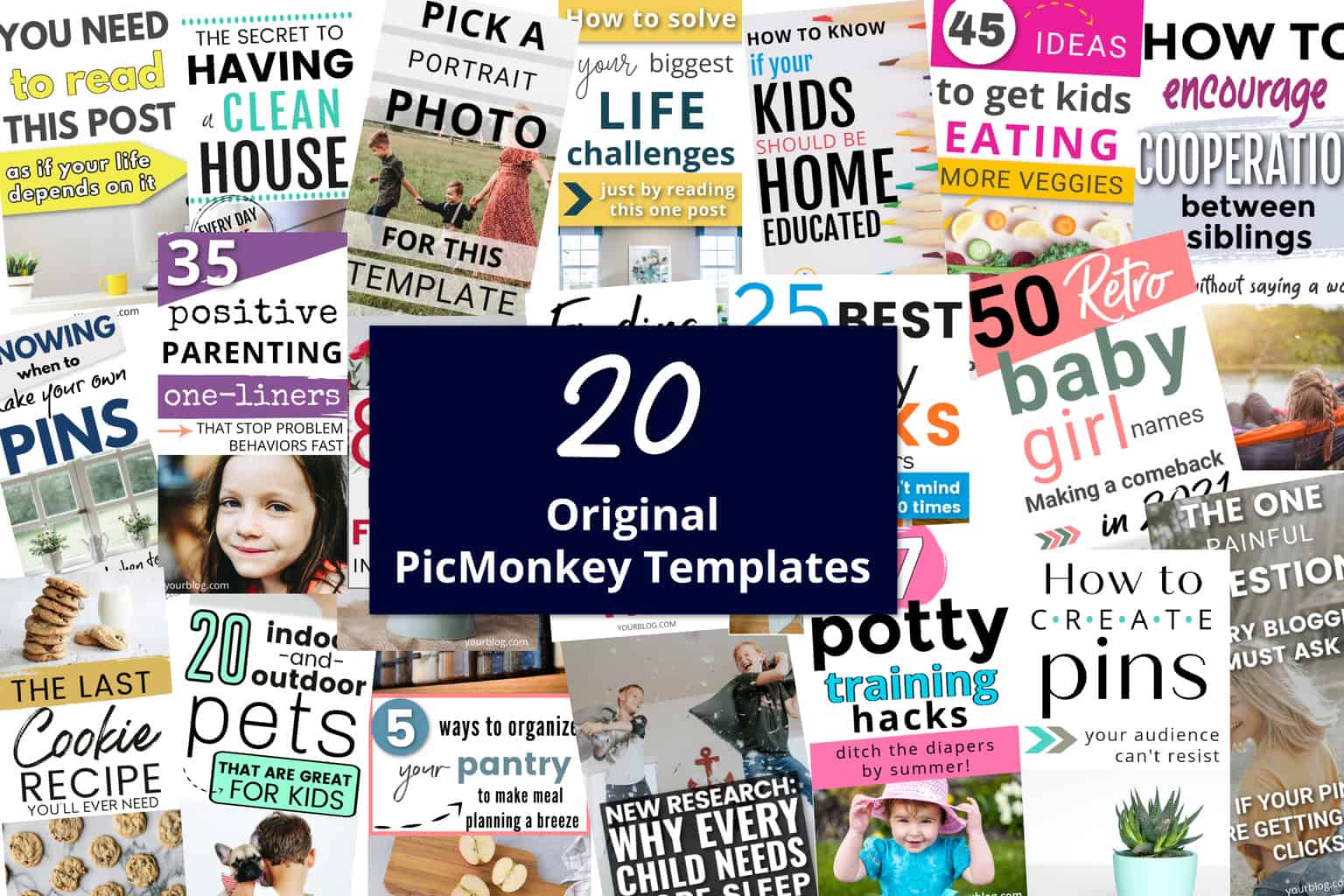 PicMonkey Pin Templates » Chicken Scratch Diaries