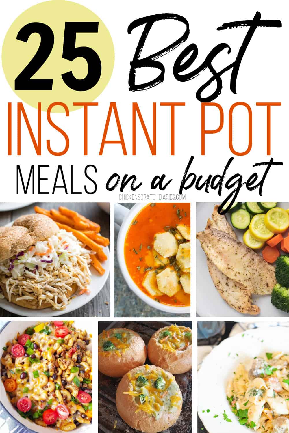 25 Cheap Instant Pot Meals Eat Well on a Budget » Chicken Scratch Diaries