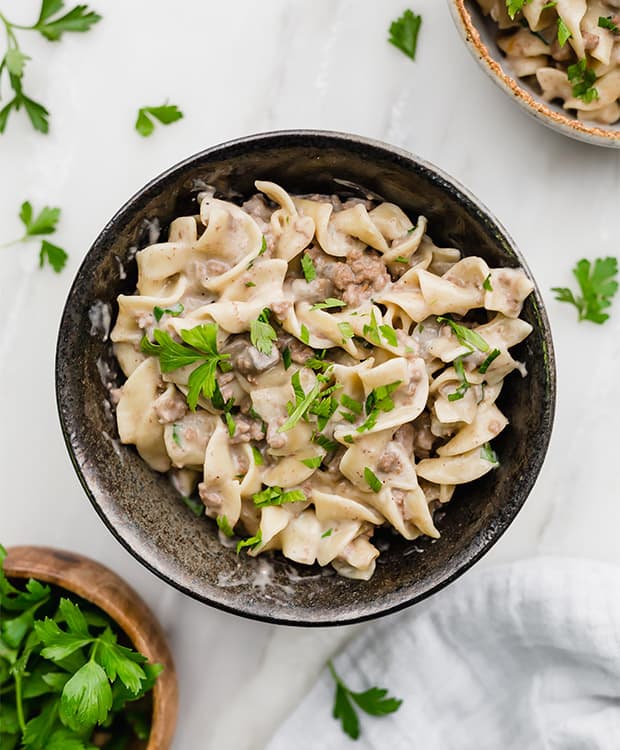 simple beef stroganoff