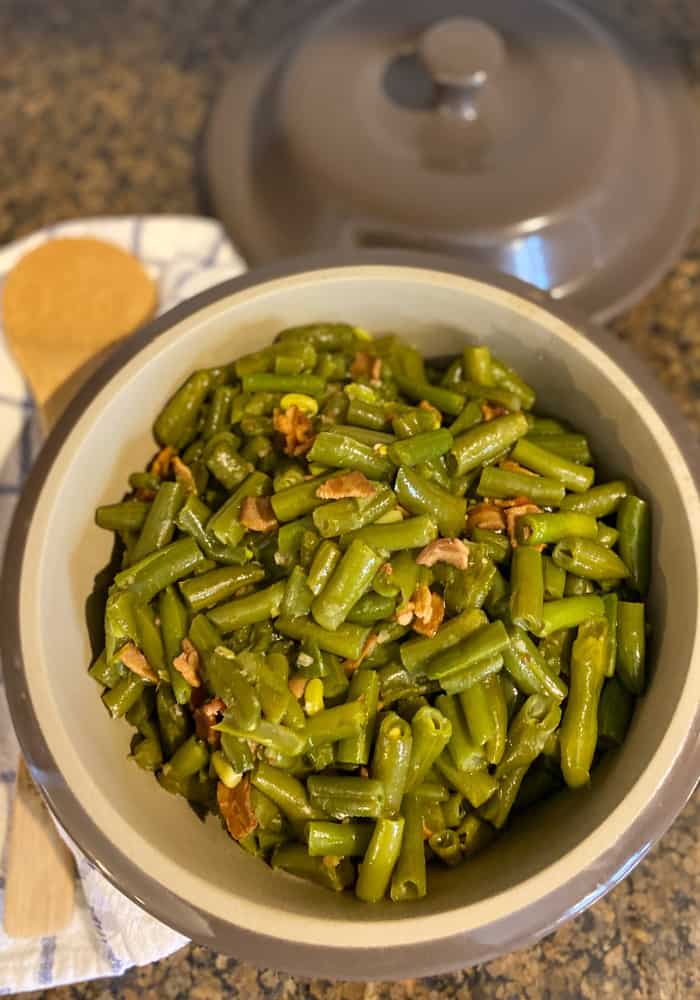 Instant Pot Green Beans with Bacon