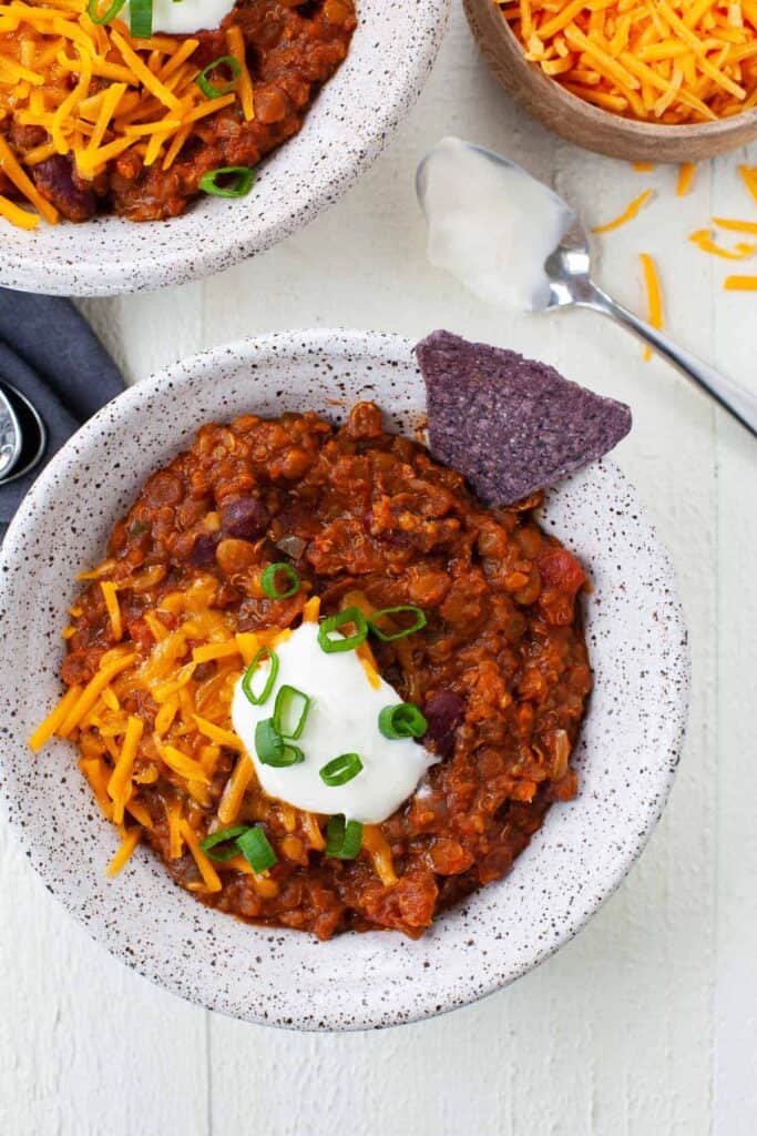 meatless vegetarian chili