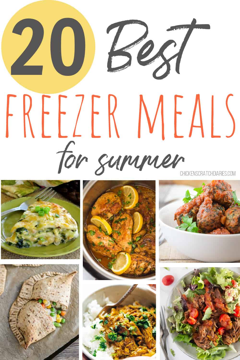 Easy Freezer Meals for Summer (to make ahead for lazy days) » Chicken ...