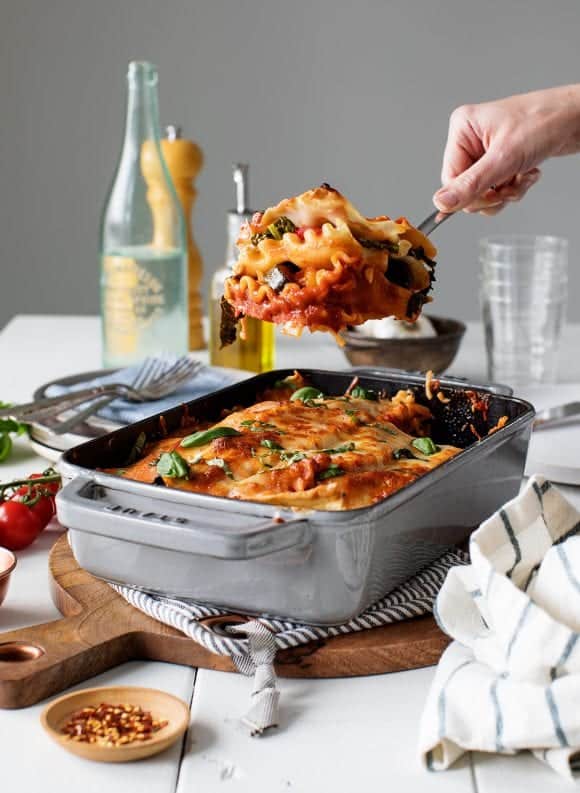 freezer meal idea: veggie lasagna for summer