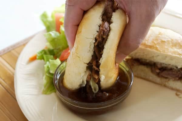 french dip sandwich freezer dinner idea