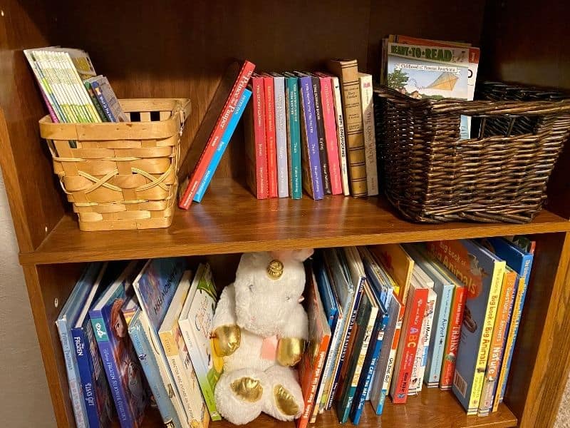 home library for homeschoolers