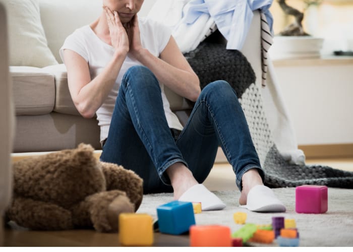 mom doing everything and feeling overwhelmed