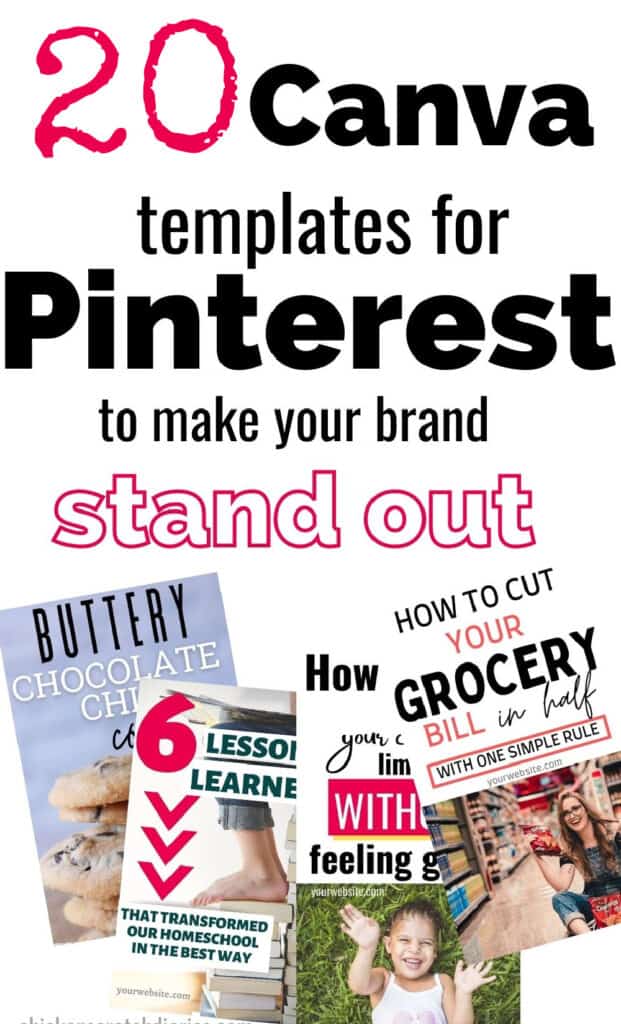 Canva pinterest templates for bloggers