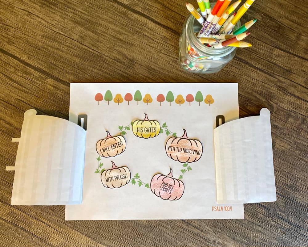 Sunday School Thanksgiving Craft idea