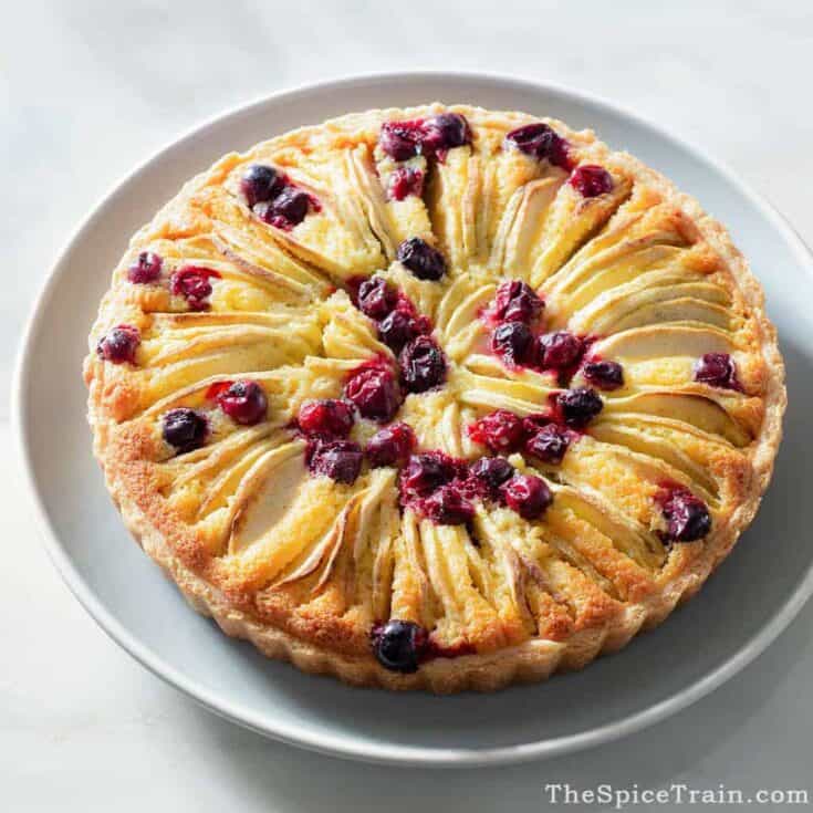 Image for Apple Frangipane Tart with Cranberries, Orange and Cardamom