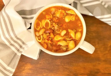 Pasta e fagioli soup recipe-featured image