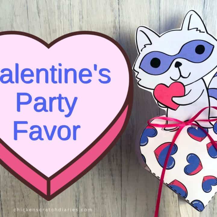 DIY Valentine Party Favor craft-complete
