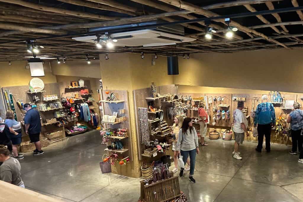 Ark Encounter gift shop at end of tour- Inside view
