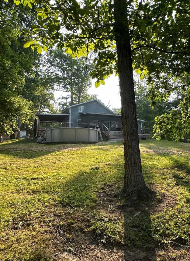 Lakeside VRBO rental near Ark Encounter where our family stayed.